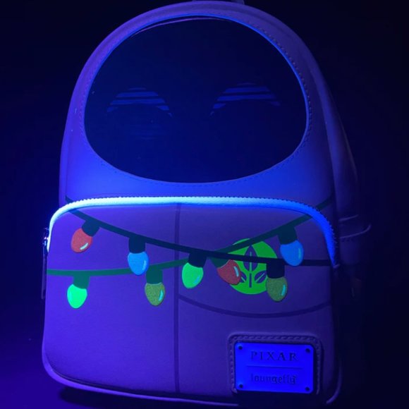 Loungefly Pixar Wall-E Eve Christmas Lights Cosplay Mini Backpack main image 5